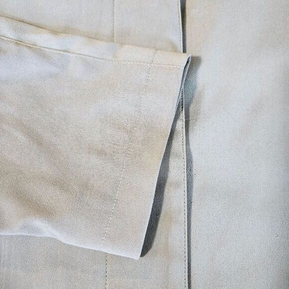 Jones New York Petite Moss Green Water Repellent Scandi Style Long Trench Coat 8 - Picture 8 of 13